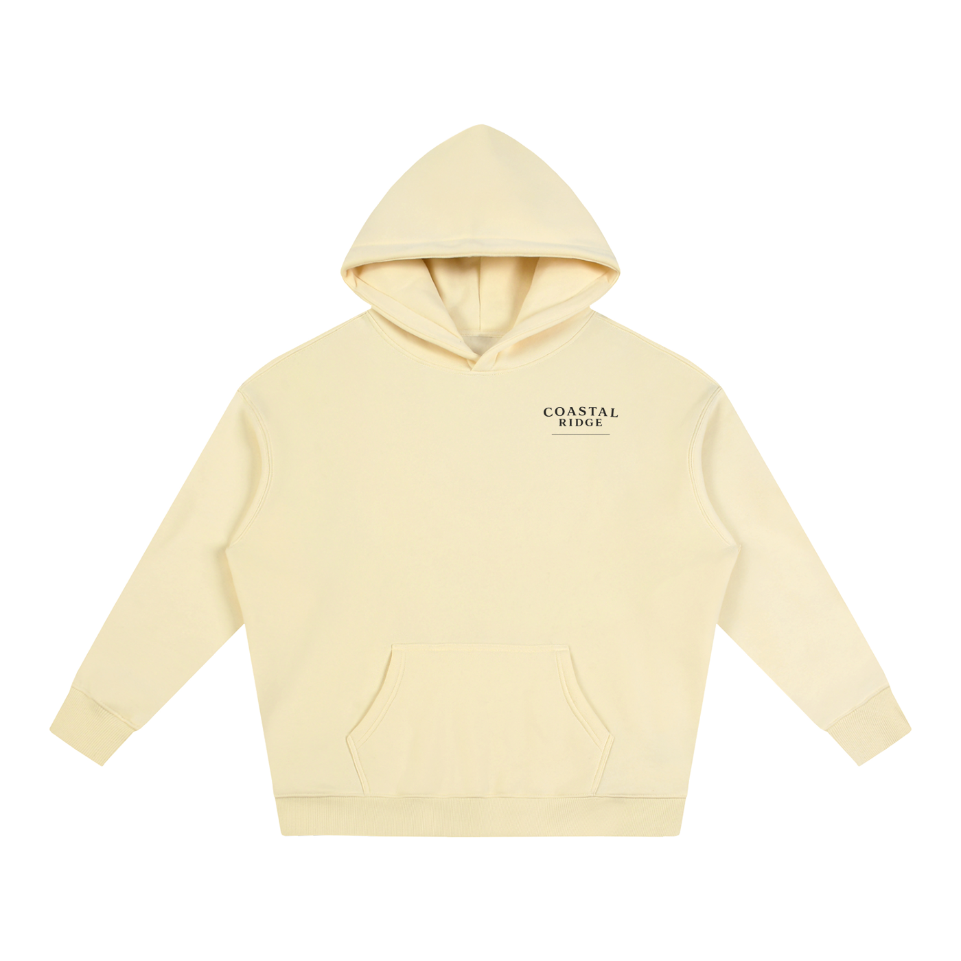 COASTAL RIDGE Oversize Fleeced Hoodie