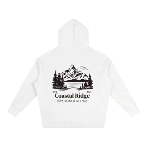 COASTAL RIDGE Oversize Fleeced Hoodie