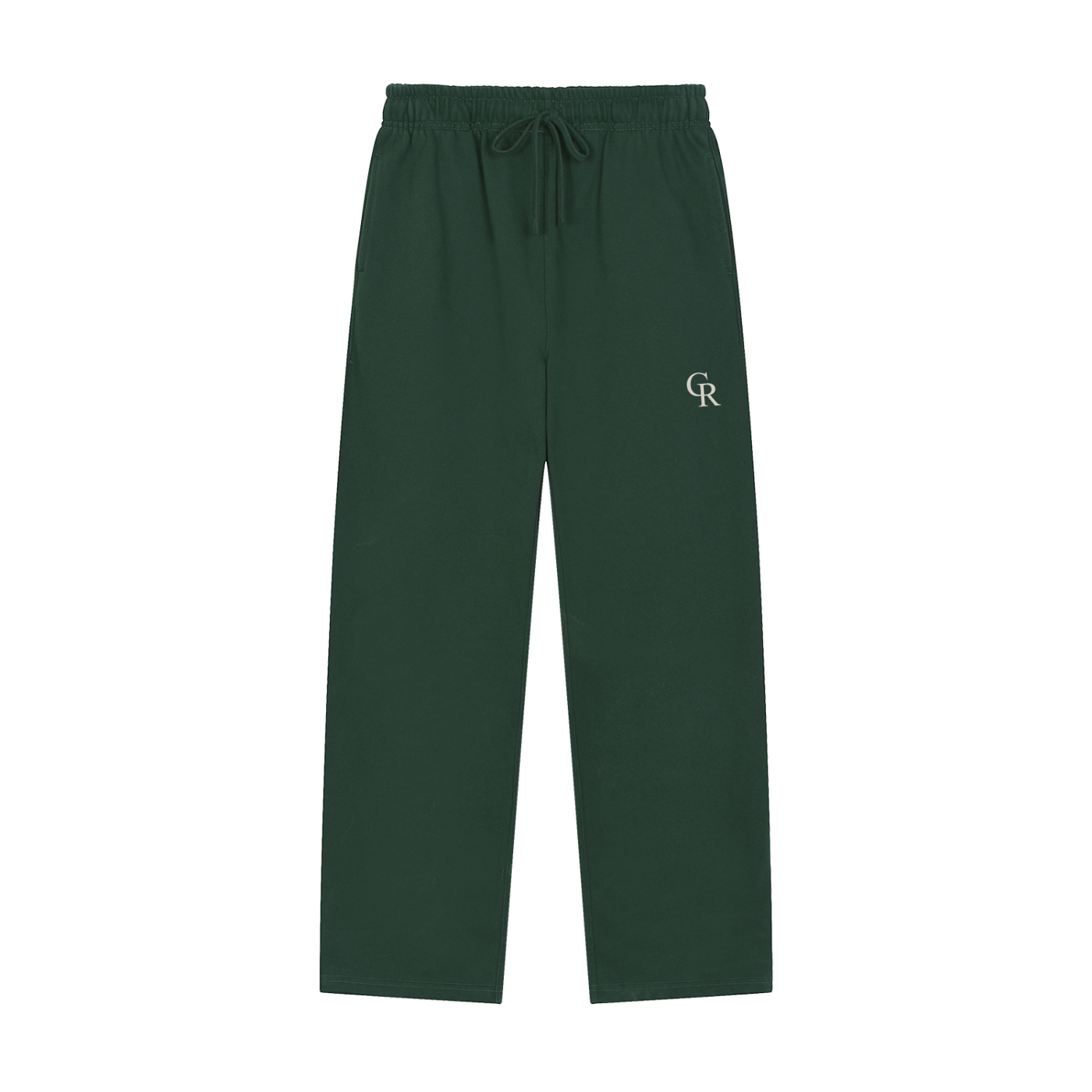 CR Solid Color Straight-Leg Sweatpants