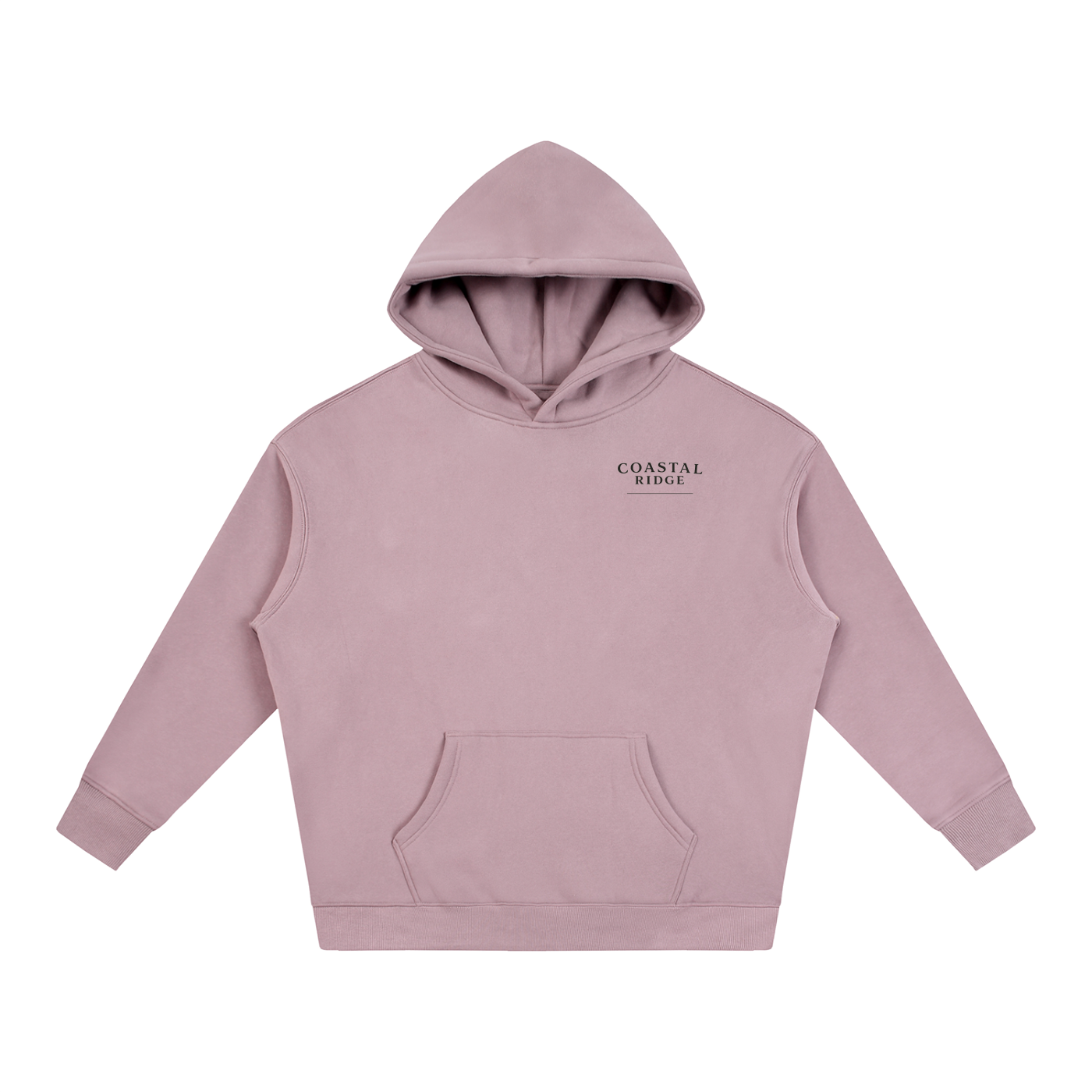 COASTAL RIDGE Oversize Fleeced Hoodie