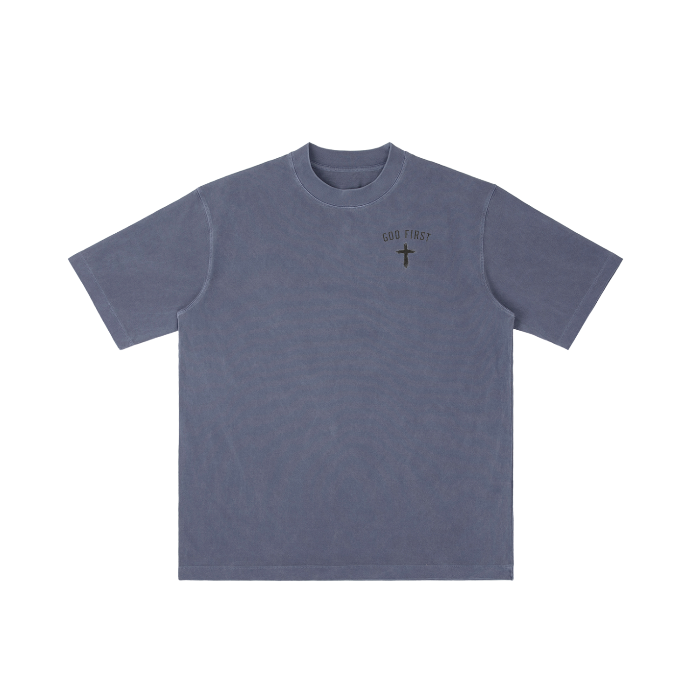 CR GOD First Vintage Wash Drop Shoulder T-shirt