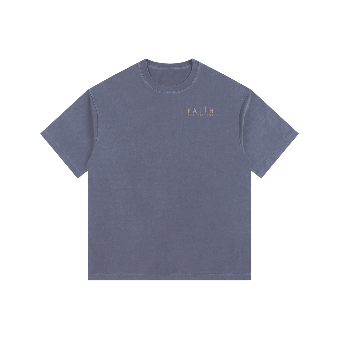 CR Faith Vintage Washed Oversized Cotton T-Shirt