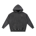COASTAL RIDGE Snow Wash Fleece Oversize Hoodie