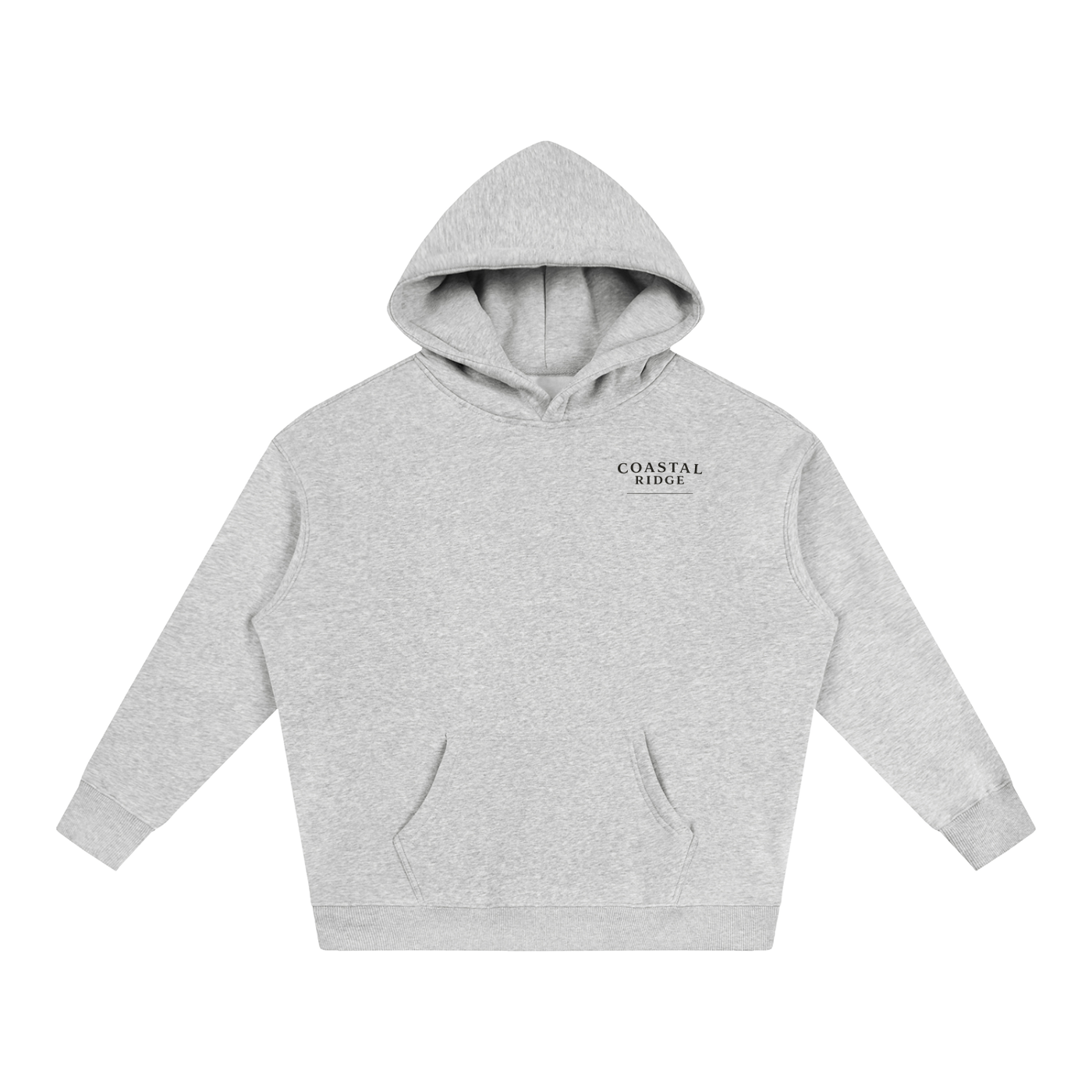 COASTAL RIDGE Oversize Fleeced Hoodie