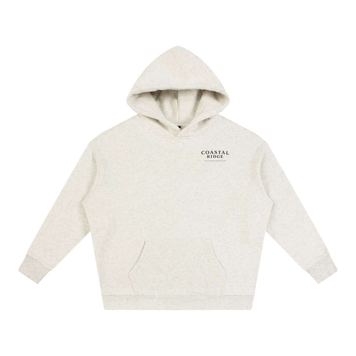 COASTAL RIDGE Oversize Fleeced Hoodie