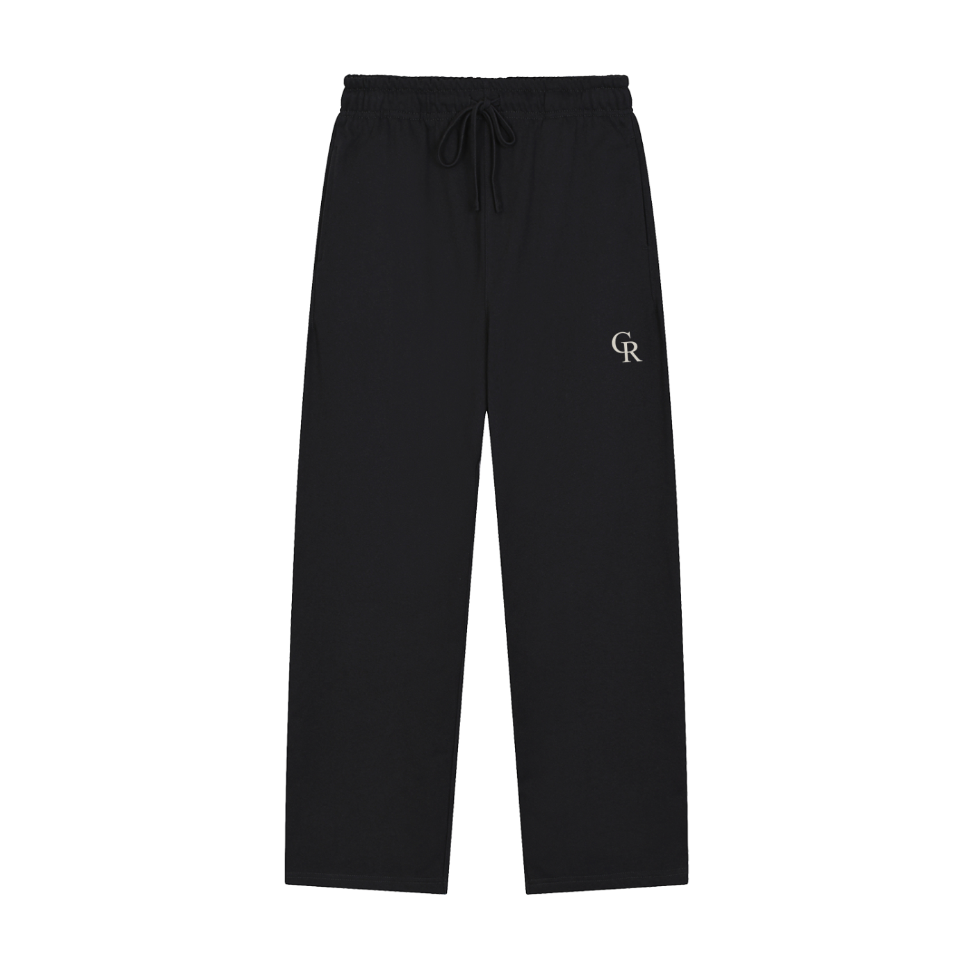 CR Solid Color Straight-Leg Sweatpants