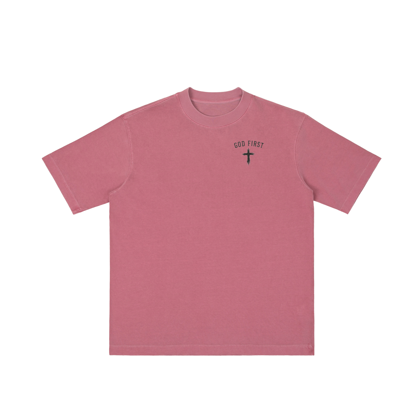 CR GOD First Vintage Wash Drop Shoulder T-shirt