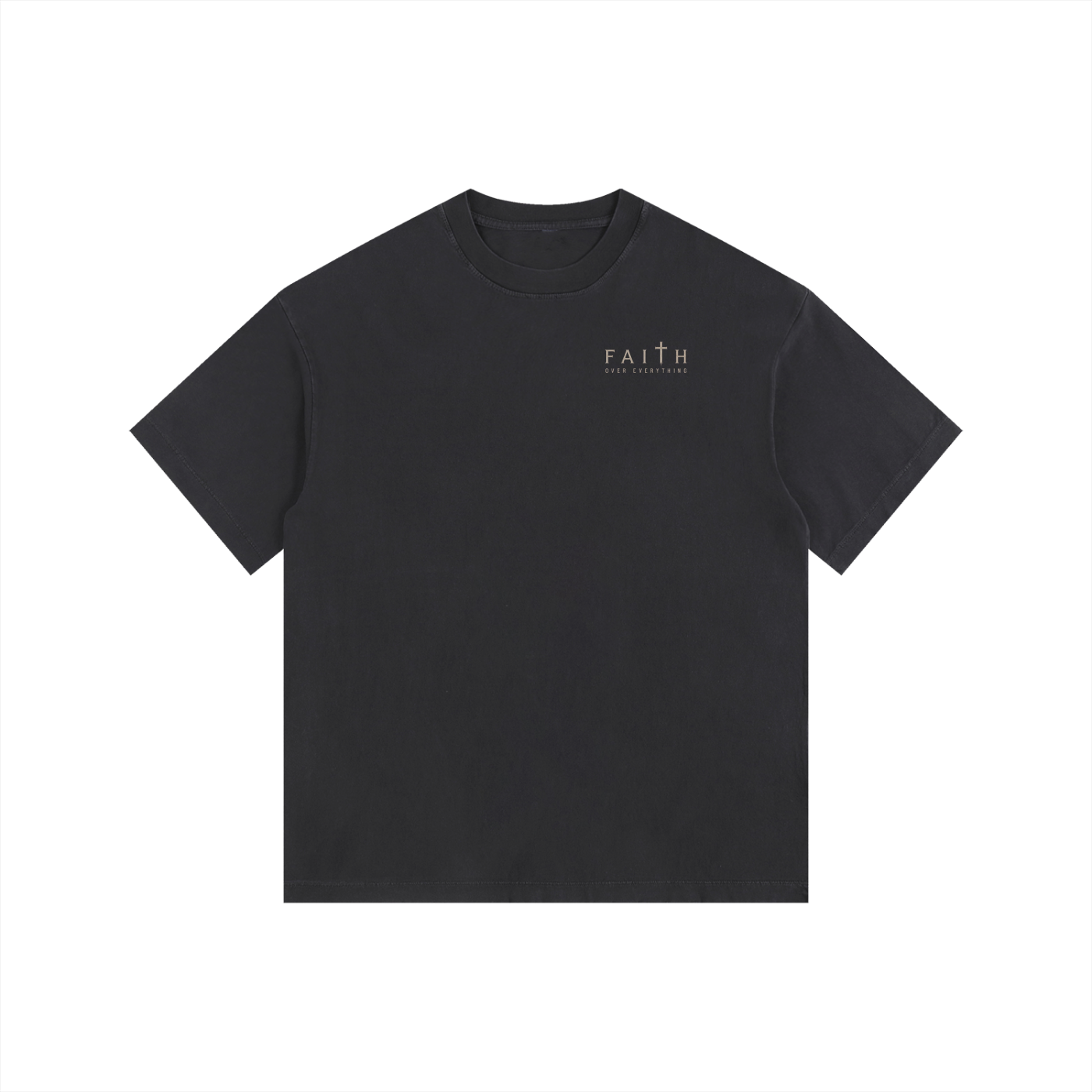 CR Faith Vintage Washed Oversized Cotton T-Shirt