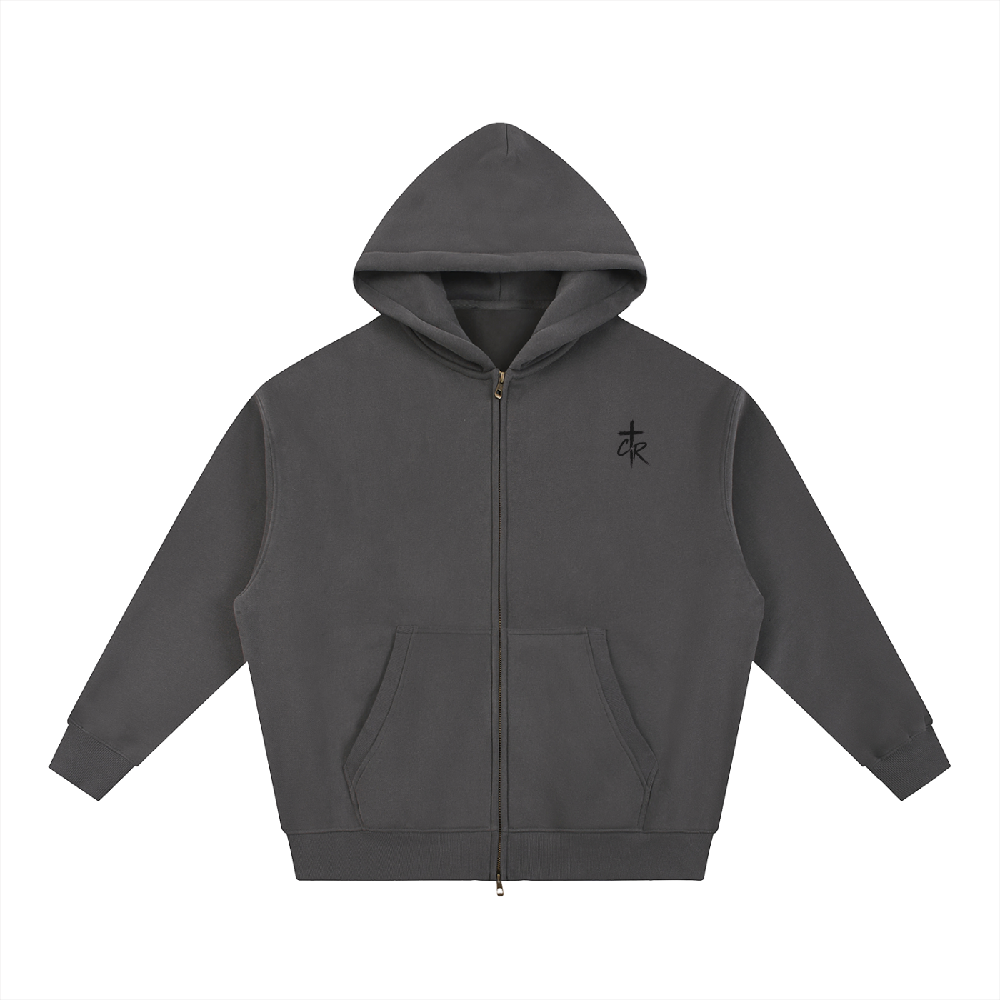 CR Christ Essential Oversized Fleece Boxy Jacket
