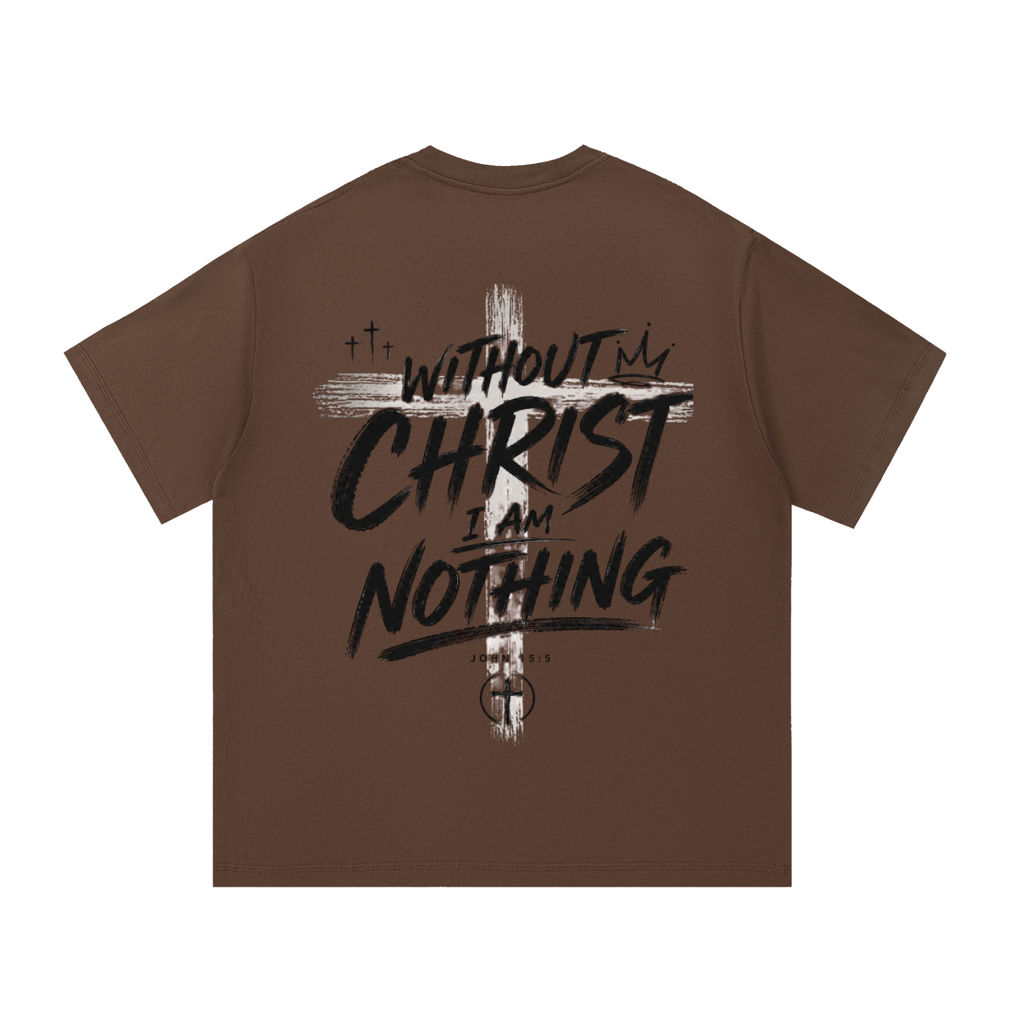 CR Without Christ I Am Nothing Essential Cotton T-Shirt