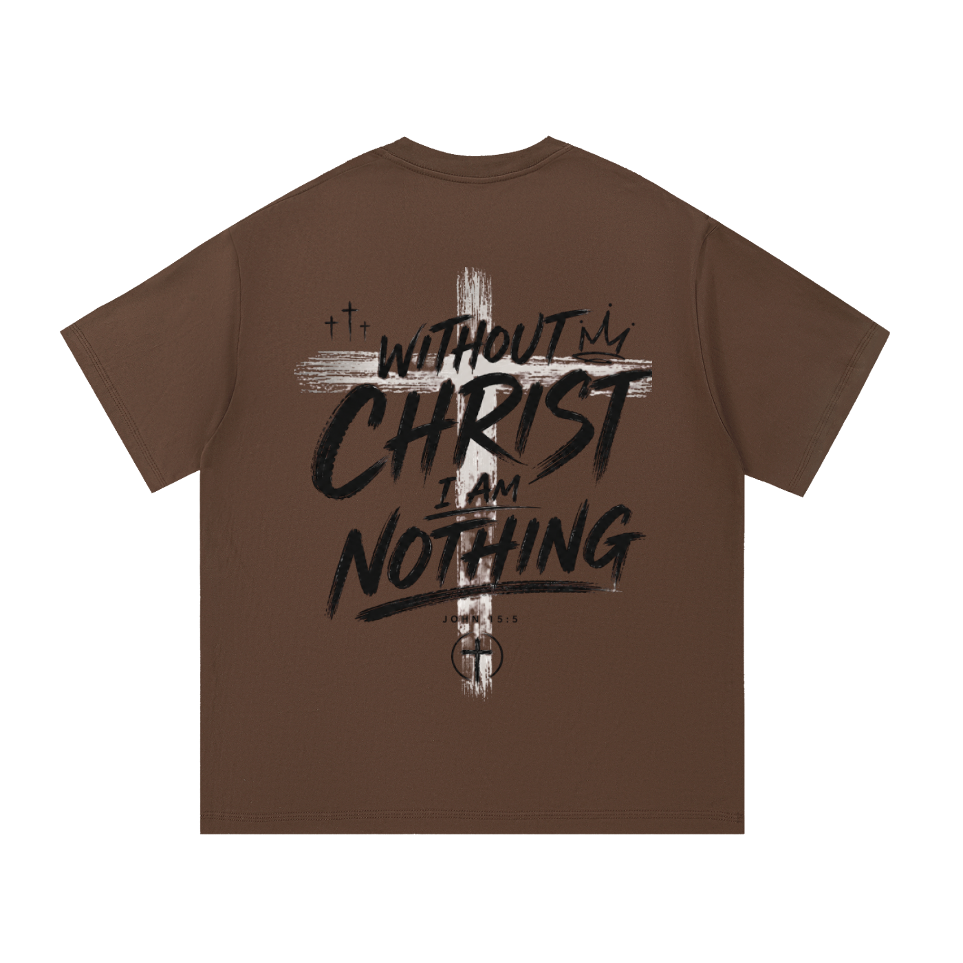 CR Without Christ I Am Nothing Essential Cotton T-Shirt