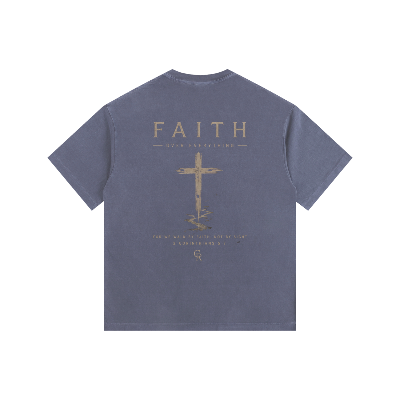 CR Faith Vintage Washed Oversized Cotton T-Shirt
