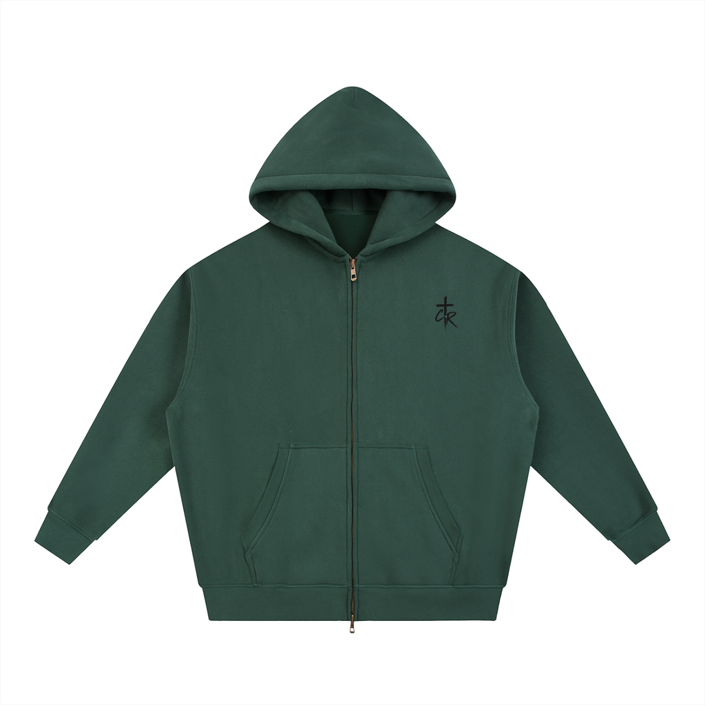 CR Christ Essential Oversized Fleece Boxy Jacket