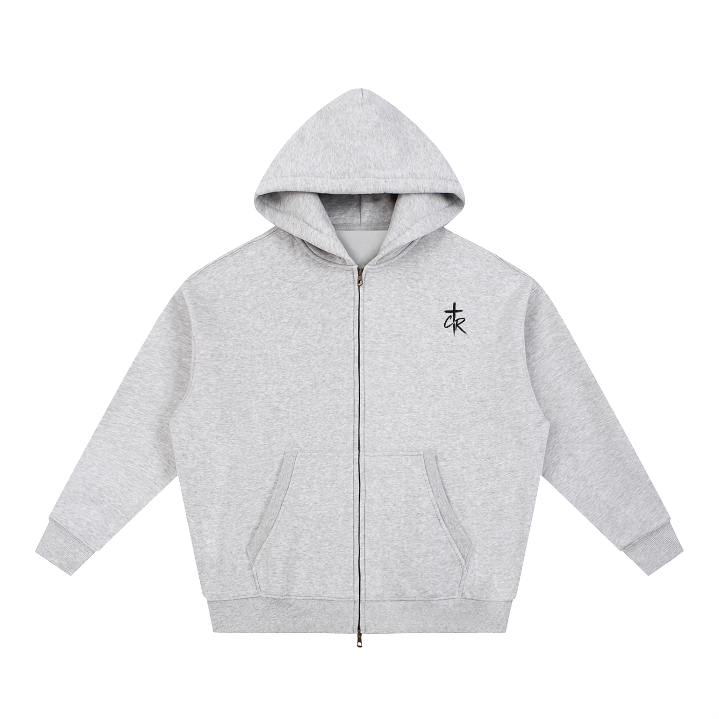 CR Christ Essential Oversized Fleece Boxy Jacket