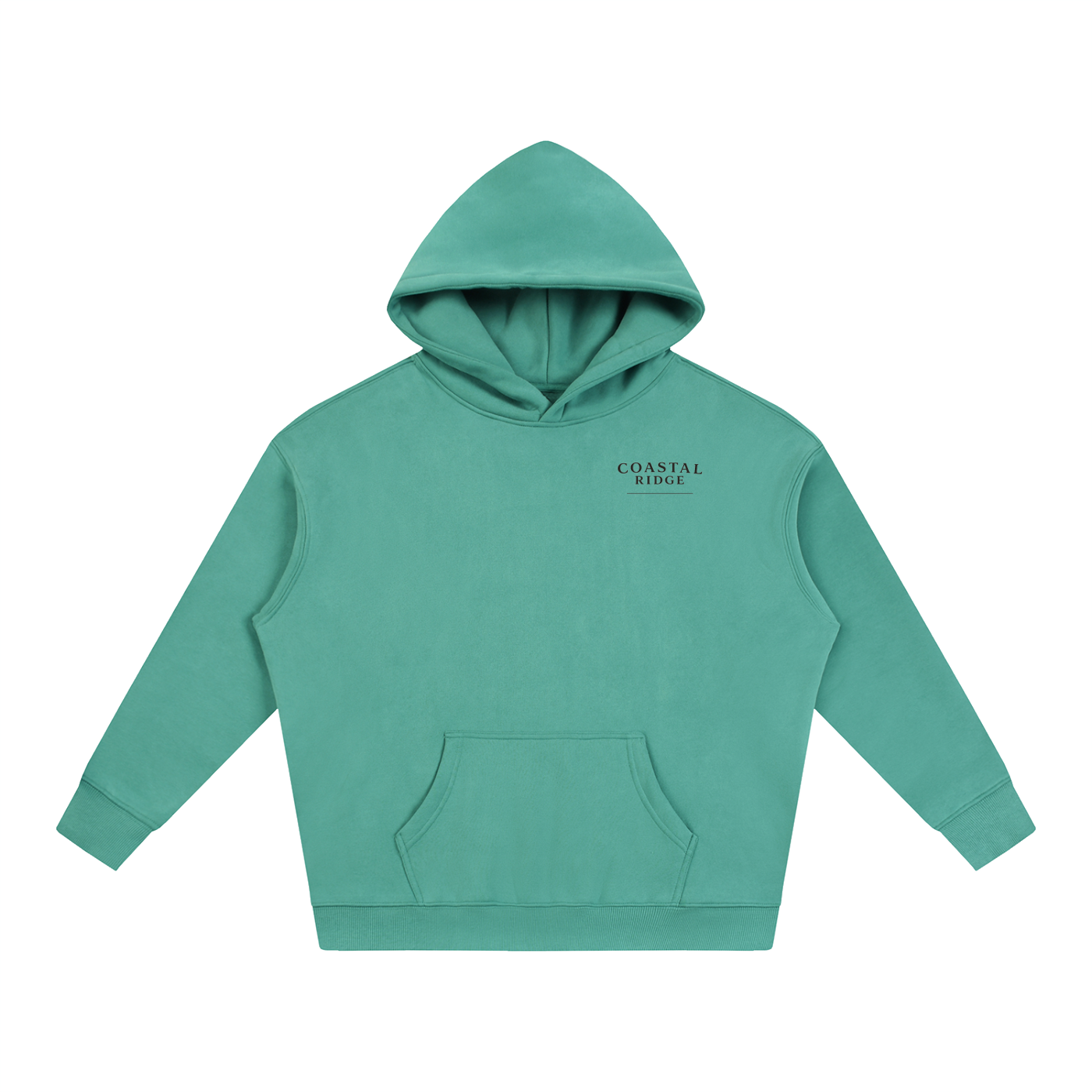 COASTAL RIDGE Oversize Fleeced Hoodie