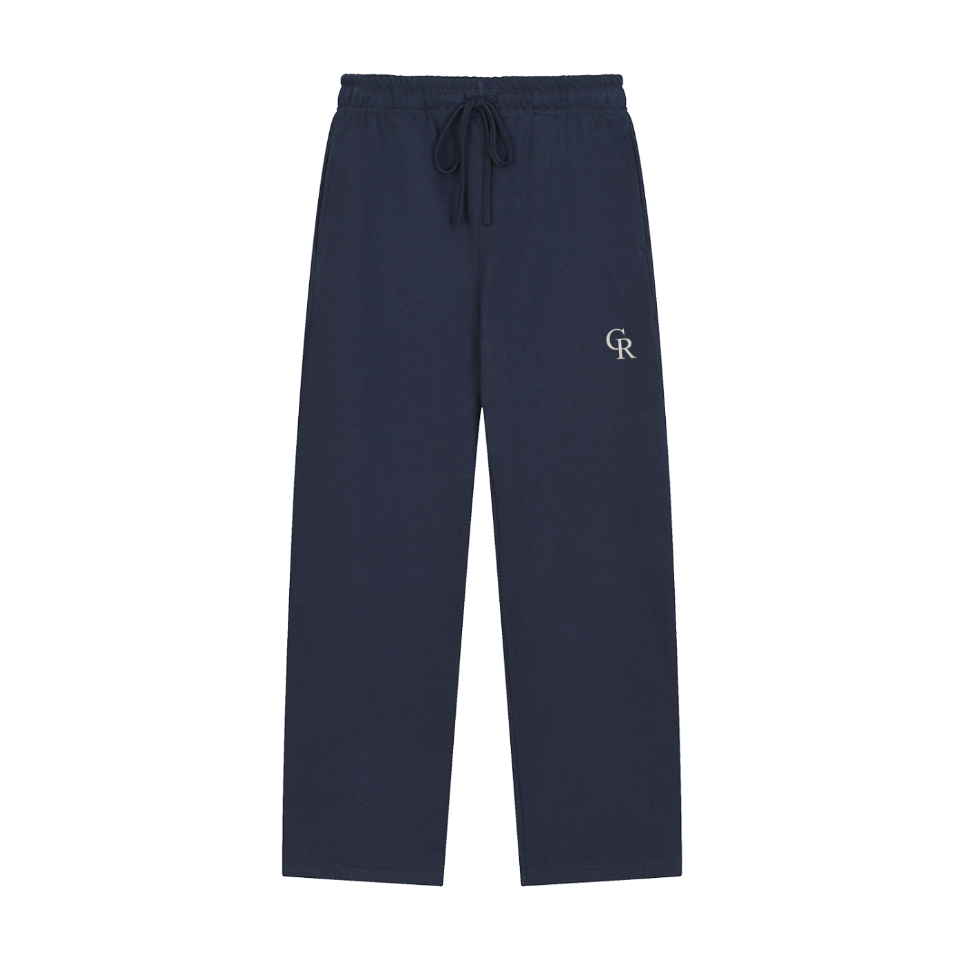 CR Solid Color Straight-Leg Sweatpants