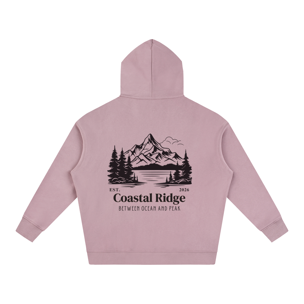 COASTAL RIDGE Oversize Fleeced Hoodie