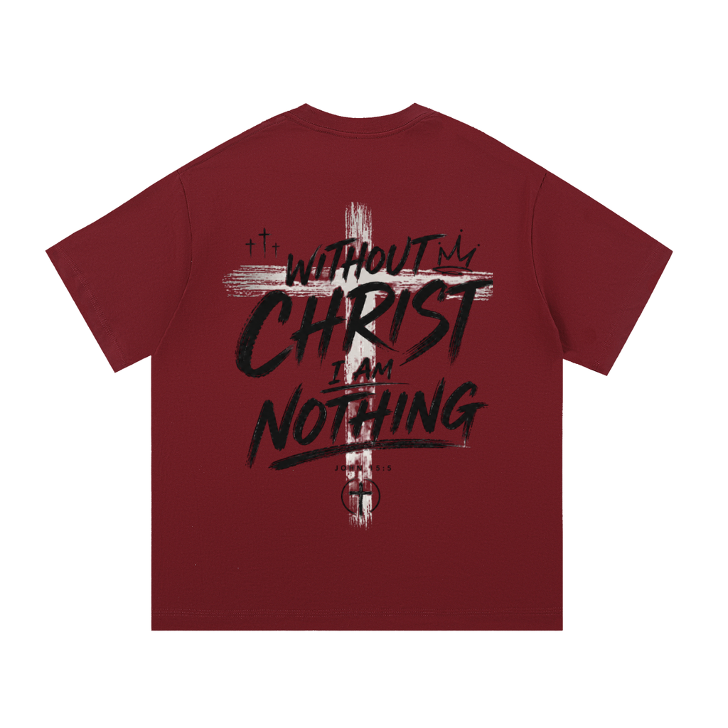 CR Without Christ I Am Nothing Essential Cotton T-Shirt