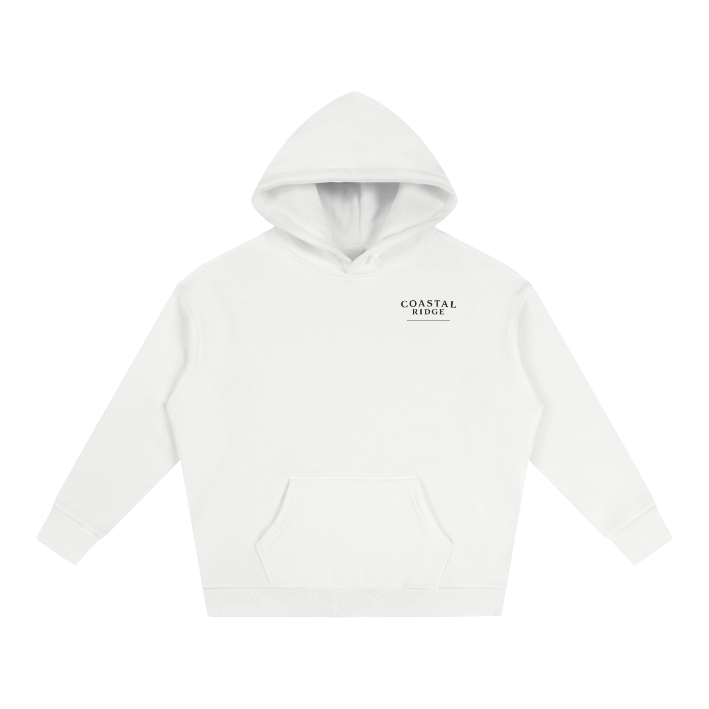 COASTAL RIDGE Oversize Fleeced Hoodie