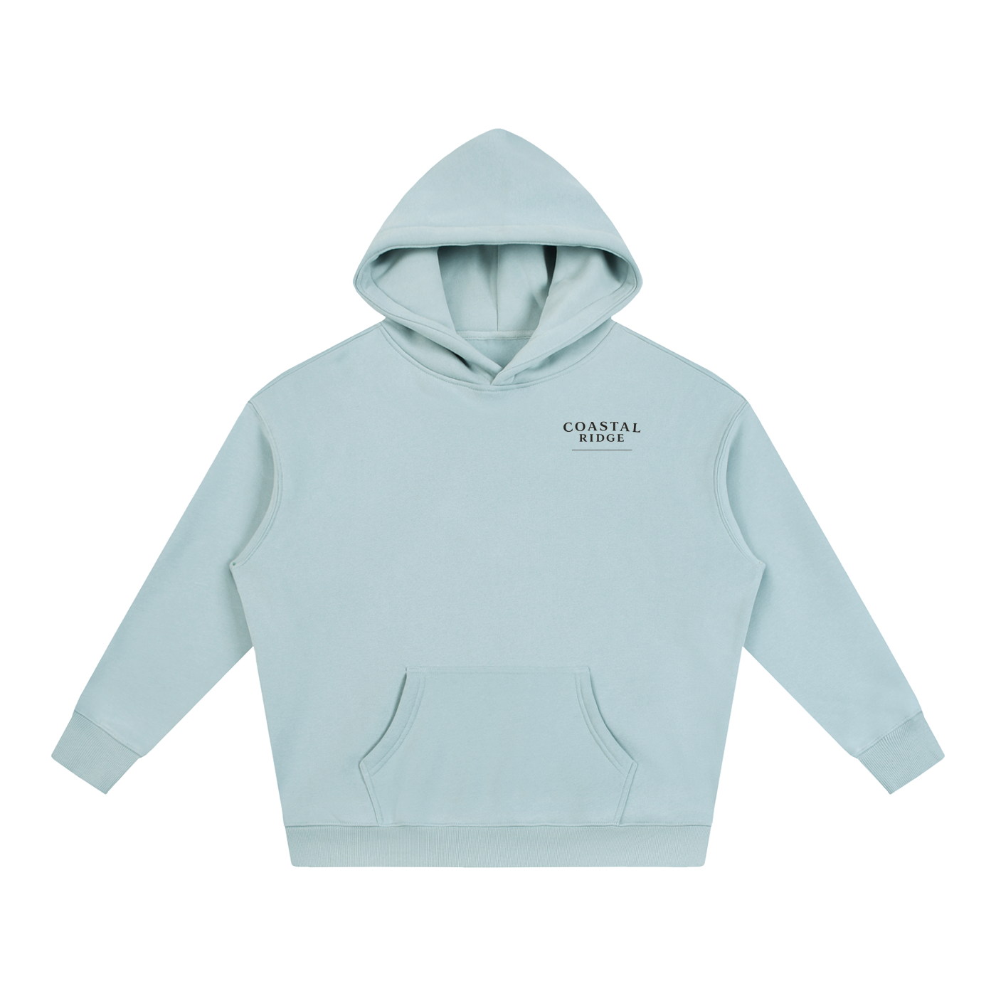 COASTAL RIDGE Oversize Fleeced Hoodie