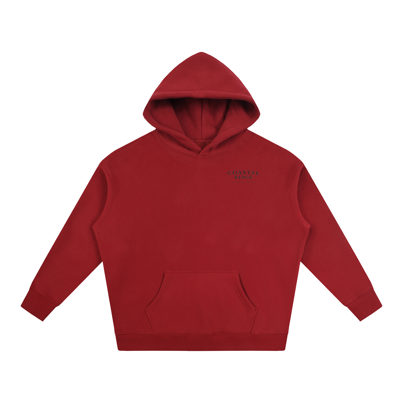 COASTAL RIDGE Oversize Fleeced Hoodie