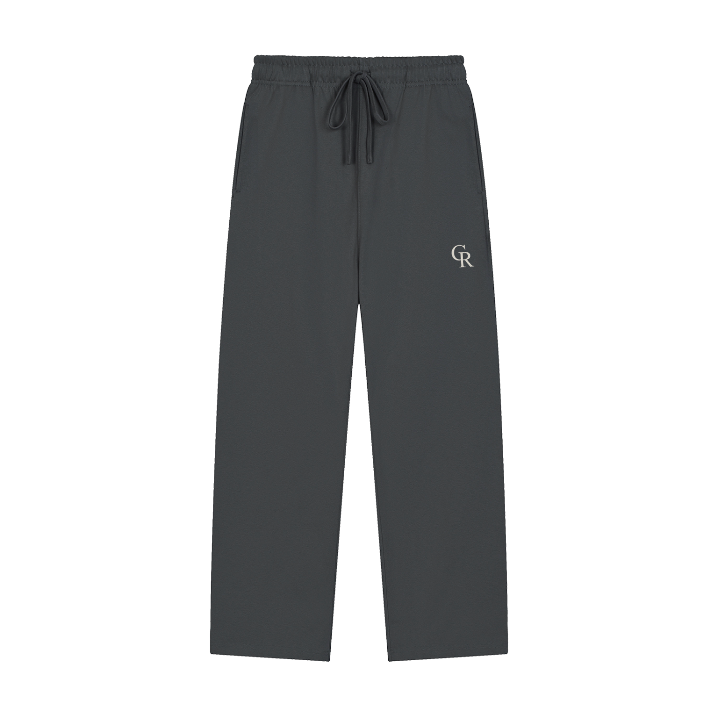CR Solid Color Straight-Leg Sweatpants