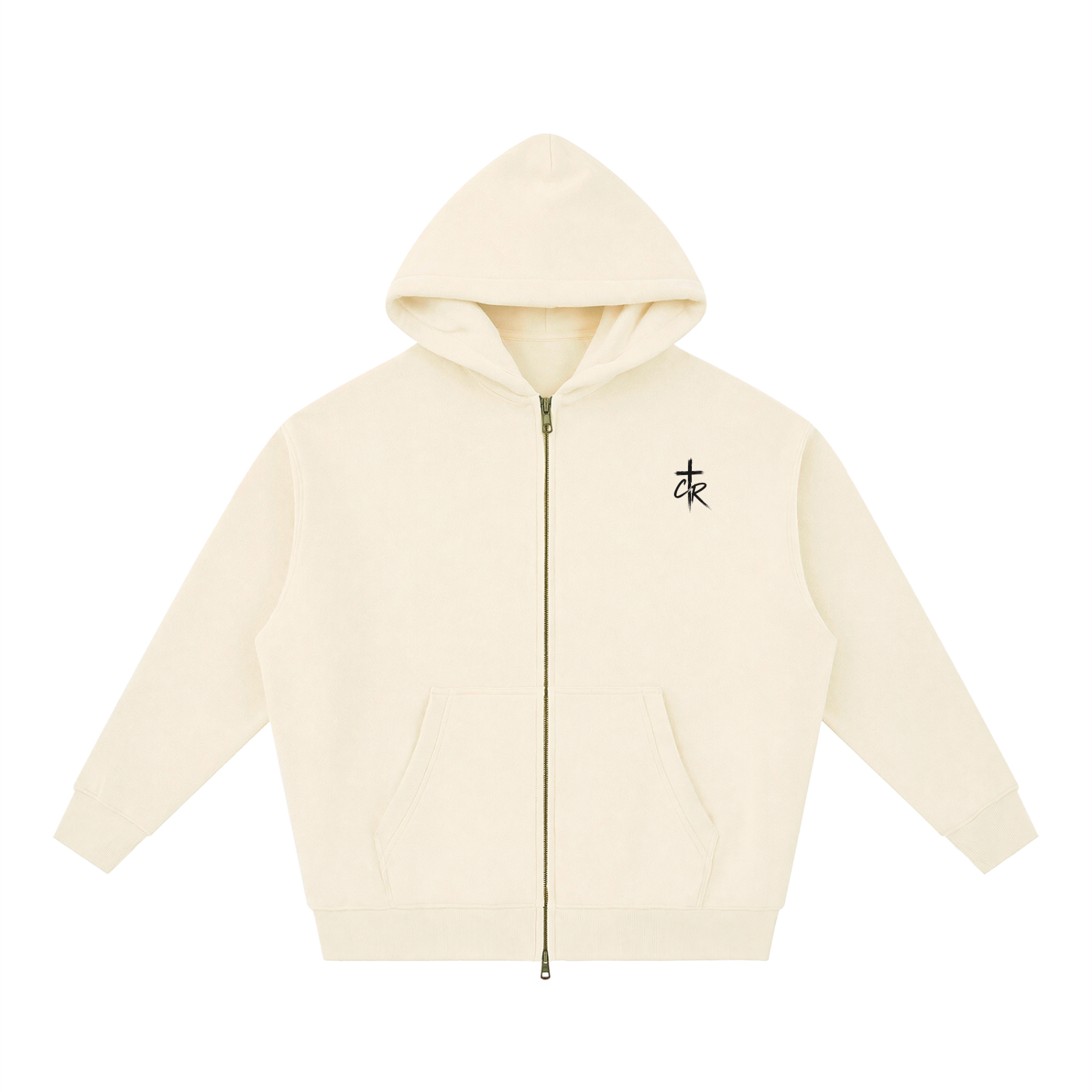 CR Christ Essential Oversized Fleece Boxy Jacket
